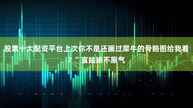 股票十大配资平台上次你不是还画过犀牛的骨骼图给我看？”宣姑娘不服气